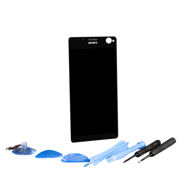 Smartphone Display passend für Sony Xperia C4 E5303 E5353 E5333 schwarz mit Werkzeugset
