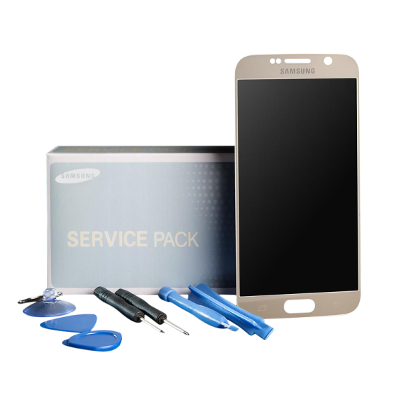 Samsung Galaxy S6 SM-G920F Display Kompletteinheit gold