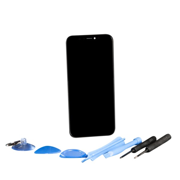 Apple iPhone XS Retina Display Touchscreen Bildschirm schwarz mit Werkzeugset