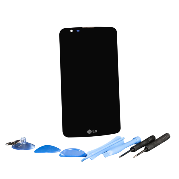 Smartphone Display passend für LG K8 K350N Kompletteinheit schwarz