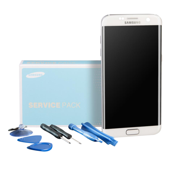 Original Samsung Galaxy S7 Edge SM-G935F Display Kompletteinheit weiß