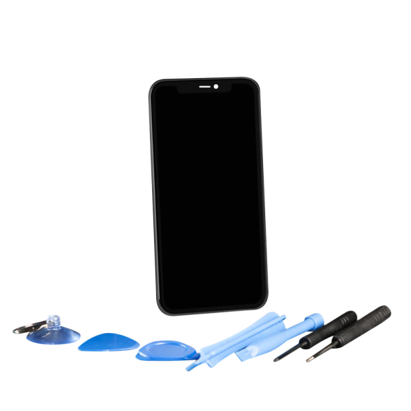 Apple iPhone 12 Retina Display Touchscreen schwarz mit Werkzeugset