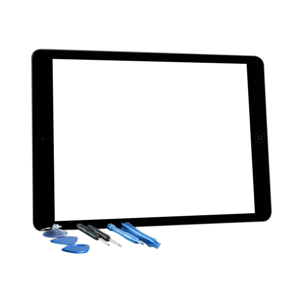 Apple iPad Air Digitizer Glas Touchscreen Display mit Homebutton schwarz