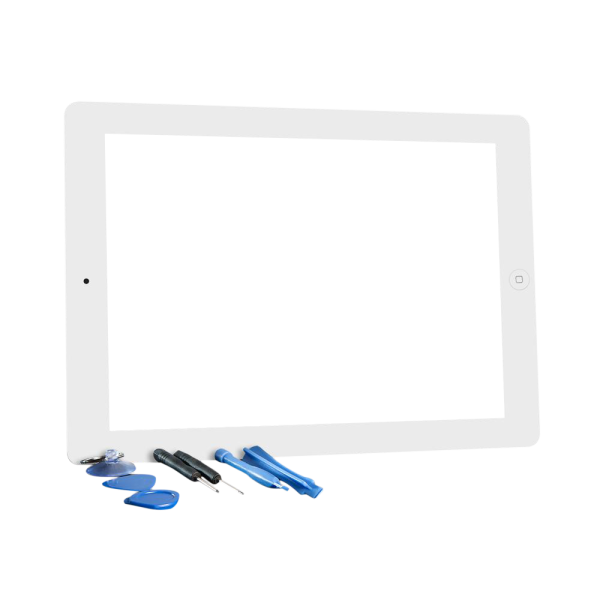 Apple iPad 3 Digitizer Glas Touchscreen Display mit Homebutton weiß
